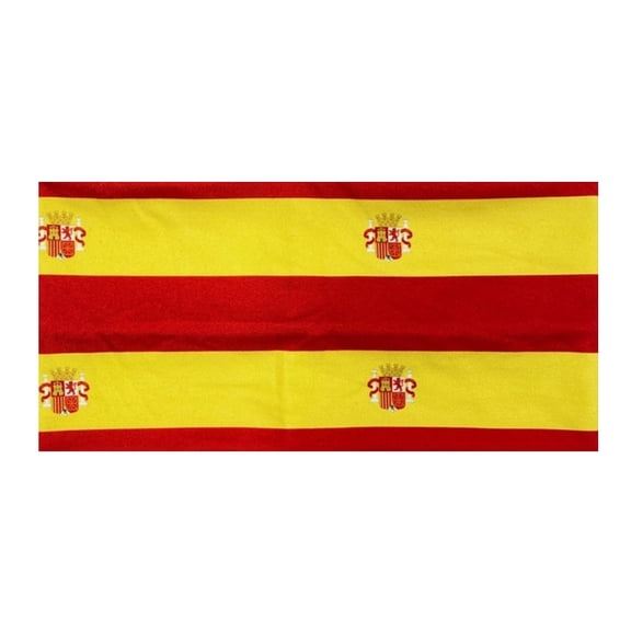 QLUEWX 2026 Soccer Cup Spain National Flag Yoga Headband, Soccer Fan Cheering Sports Headband, Elastic Non-Slip Sweatband for Men Women Match Yoga Running