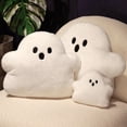 thumbnail image 1 of QLUEWX Halloween Ghost Plush Pillow, Cute Spooky Boo Throw Pillow Soft Fluffy Ghost Shaped Decor for Sofa Bedroom Home Party Holiday Birthday Gift for Kids Adults, 1 of 6