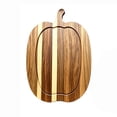 thumbnail image 1 of QLUEWX Halloween Wooden Pumpkin Charcuterie Board, Shaped Serving Platter Cutting Board for Cheese Fruit Appetizer Holiday Table Decor, 1 of 5