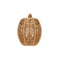 thumbnail image 1 of QLUEWX Hand-Woven Rattan Pumpkin Tabletop Ornament, Hollow Wicker Pumpkin Decor, Rustic Farmhouse Fall Thanksgiving Halloween Shelf Mantel Home Decoration, 1 of 5