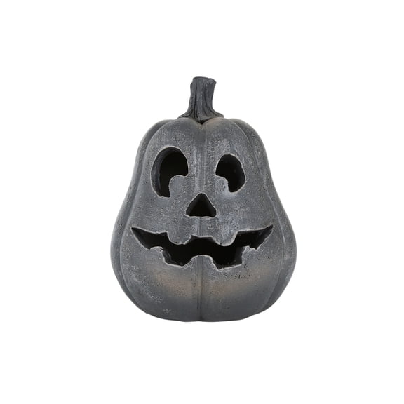 QLUEWX Handmade Pumpkin Jack-O'-Lantern Indoor Outdoor, Fall Decor Halloween Decorations, Cute Hollow Light Up Pumpkin Table Festival Ornament for Home Porch Front Door Mantel Room Autumn Decoration