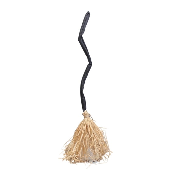 QLUEWX LED Witch Broom Halloween Decorations, 35.4" Magic Flexional Witch Broom with LED Light Halloween Party Decorations, Cosplay Props Party Supplies Home Decor, Halloween Decor for Home Outdoor