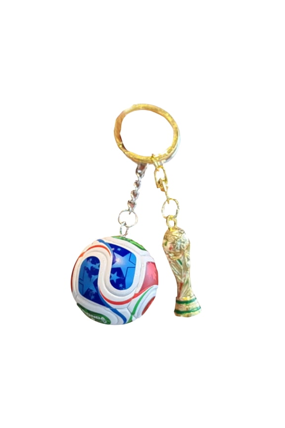 World Soccer Match Soccer Keychain, Simulation Sport Ball Themed Key Chains for Backpack Charm Keychains, Soccer Keychains for Backpack, Soccer Key Ring for Men, Soccer Hanging for Cars
