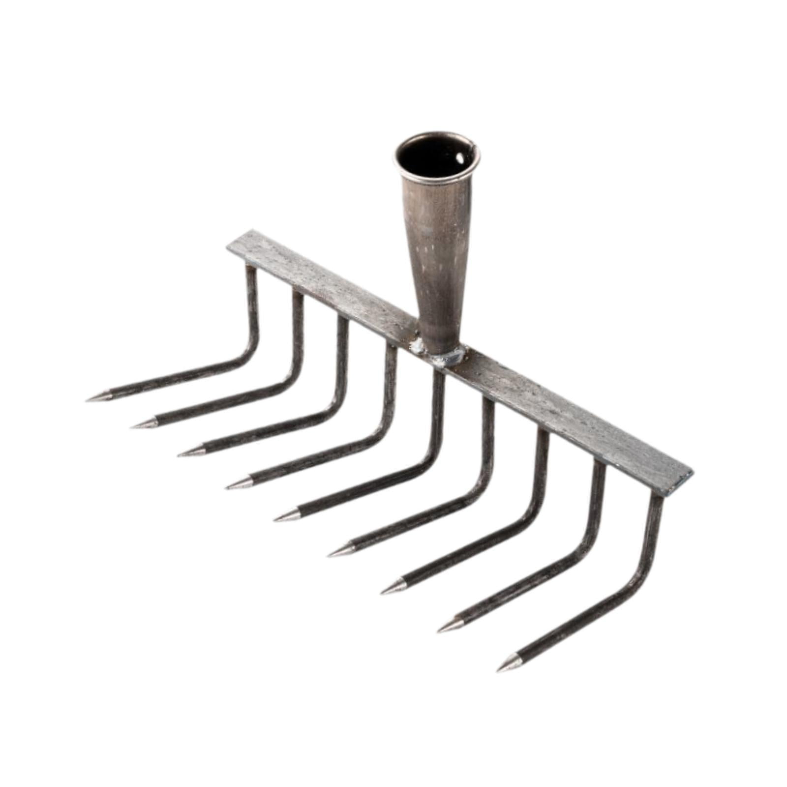 QLoztyse Garden Rake Head Bow Rake Multipurpose Gardening Tool for ...