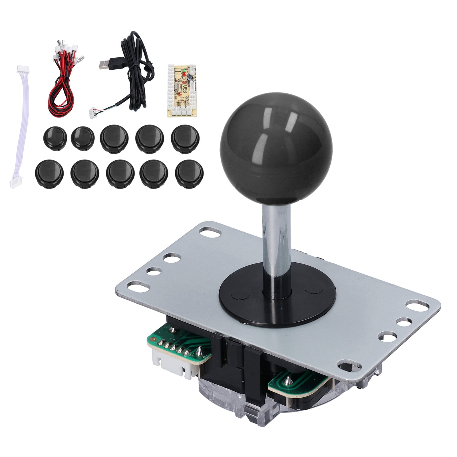 QM070901 Arcade Game Joystick Kits Zero Delay Arcade Game DIY Kit Parts ...