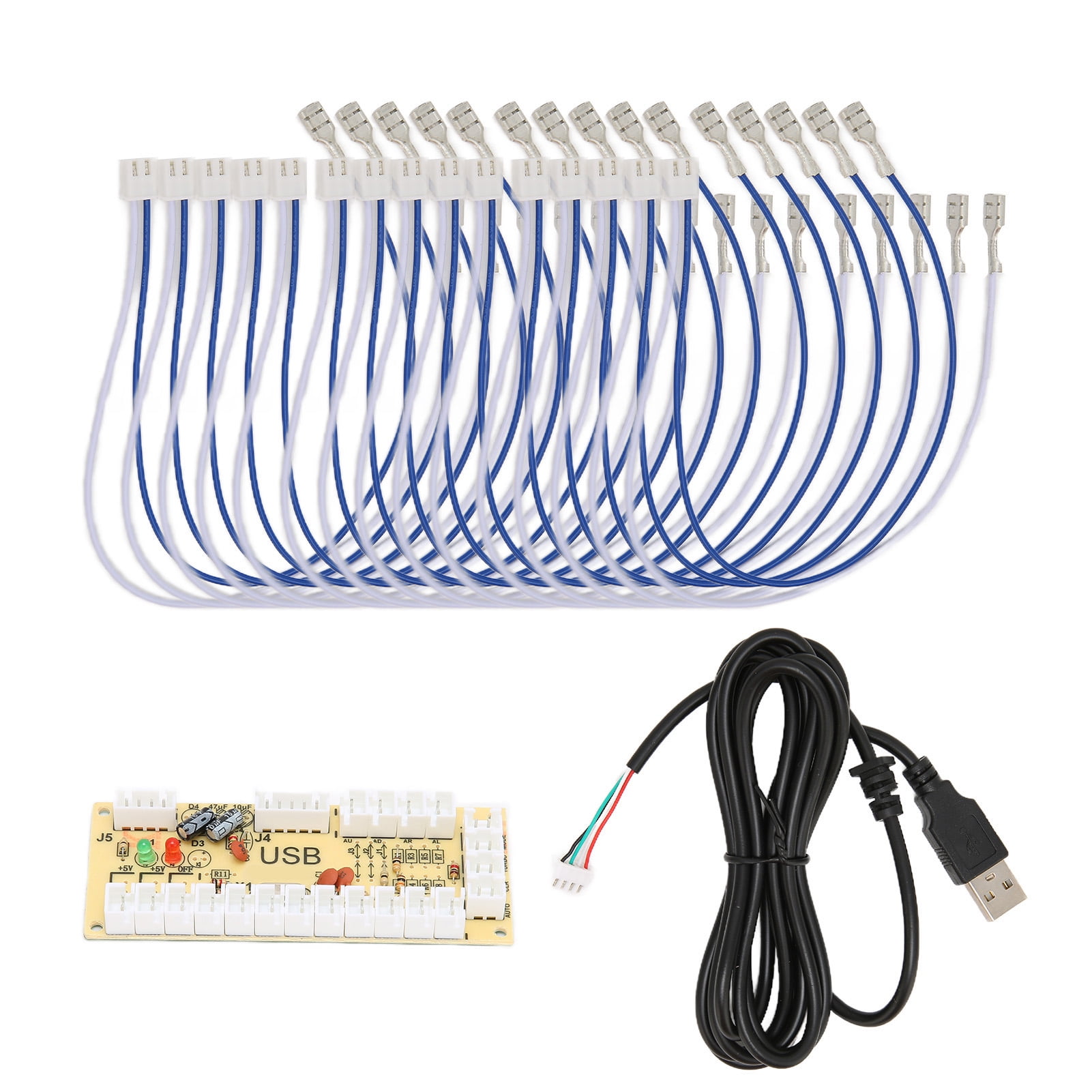 QM070911 No Delay Arcade USB Encoder DIY Arcade Encoder for Raspberry ...