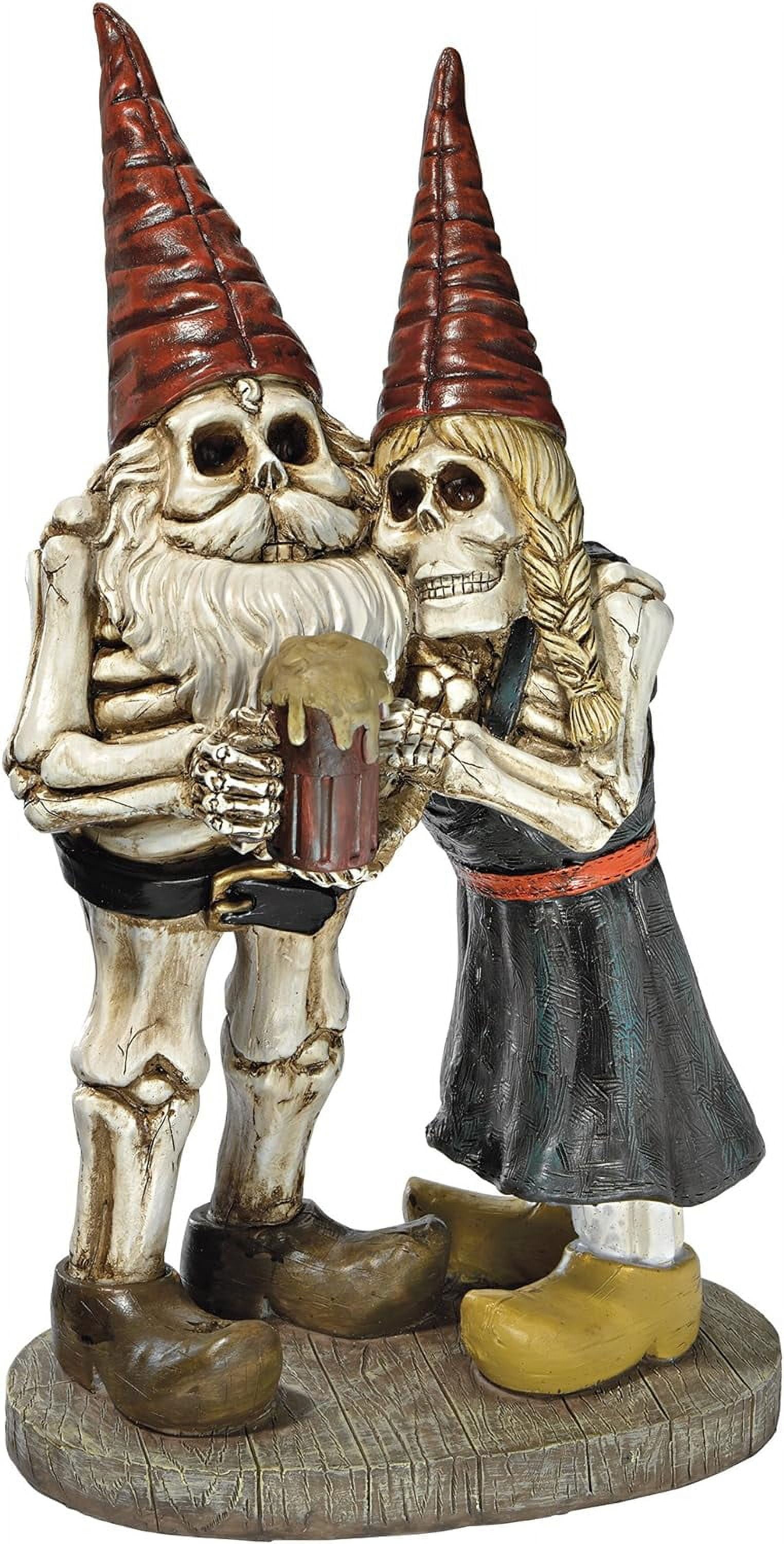 QM14018 Zombie Gnome - Bones And Brew Skeleton Graveyard Gnomes