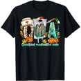 thumbnail image 1 of QMA Qualified Medical Aide Fall Autumn Leaves Thanksgiving T-Shirt, 1 of 4