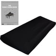 thumbnail image 1 of QMG Adjustable Keyboard Dust Cover for 88-Key - Black, Spandex-Nylon, Washable, 1 of 8