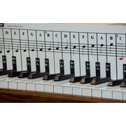 QMG Piano Note Chart, High-Quality Foam PVC, Covers 4 Octaves, Easy Setup, Made in USA