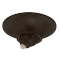 thumbnail image 1 of QMP-S60ERN-DB-WAC Lighting-Accessory-Surface Mount Round Canopy for Sloped Ceiling-4.5 Inches Wide by 2.25 Inches High-Dark Bronze Finish, 1 of 2