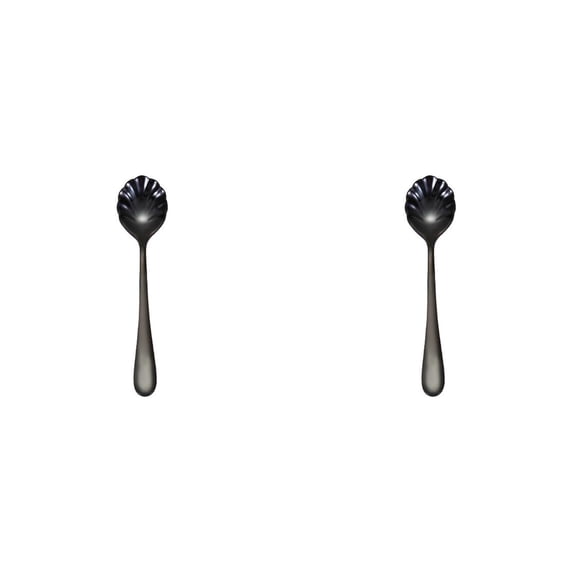 QMTWT Stainless Steel Sugar Spoon Set - Tiny Jelly Spoons for Dessert, Tea Spoons for Stirring, Dishwasher Safe, Durable, for Jam & Condiments, 1Set (5PCS) (Style 001)