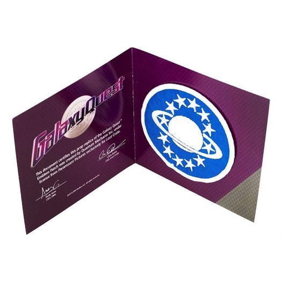 QMX Galaxy Quest Emblem Patch Loot Crate Exclusive