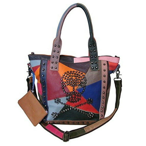 QMetal Amerileather Crossbones-Color:Multi