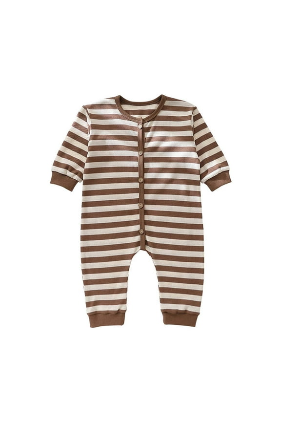 Baby Boys and Girls Romper, Toddler One Piece Jumpsuit, Infant Heart Print Zipper Footed Romper Long Sleeve Jumpsuit for 3-6 Months Baby Girls