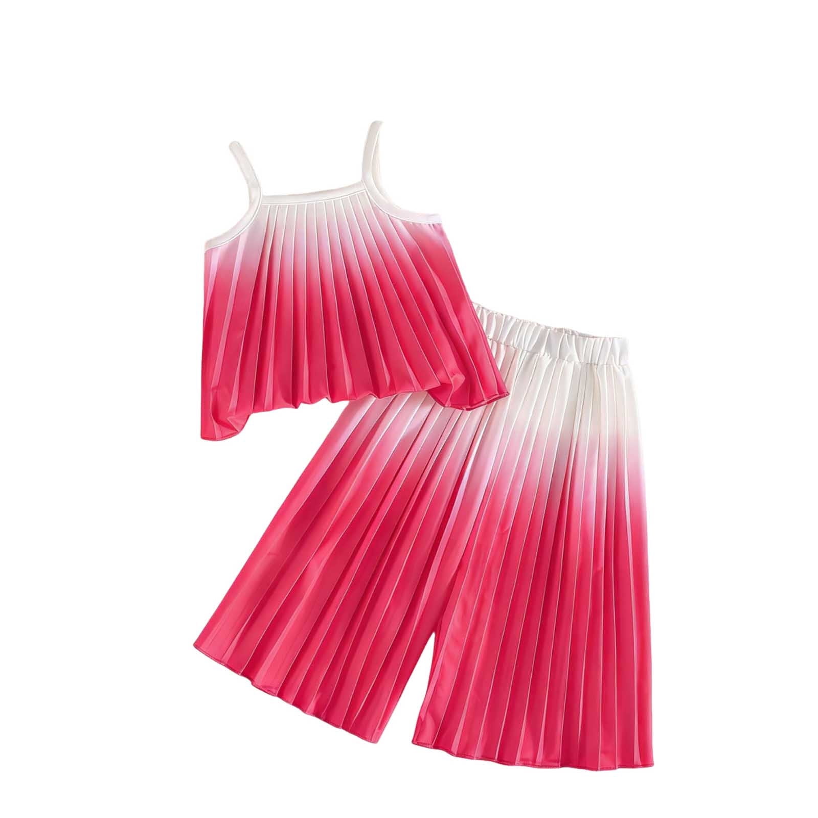 QNANSPI Girls Clothes, Kid Shorts Sets Fashion, Toddler Baby Girls ...