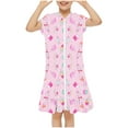 thumbnail image 1 of QNANSPI Girls Swimsuits Cover-Ups, Beach Swimwear for Kids, Girls Swim Cover Up Zip Up Beach Robe Soft Fabric for Kids Swimwear Outdoor Beach Pool, 1 of 4