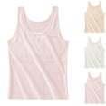 thumbnail image 1 of QNANSPI Girls Training Bras,Camisoles Bralette Bras with Shelf Bra for Girls,Longline Camisole for Girls 9-14 Years Built in Support Wirefree Comfortable Breathable Everyday Wear Tank, 1 of 3