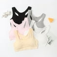 thumbnail image 1 of QNANSPI Girls Training Bras,Girls Racerback Sports Bra,Teens First Bralette Wirefree Comfortable Breathable Soft Cup Light Support Seamless Training Bra, 1 of 4