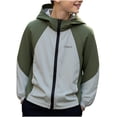 thumbnail image 1 of QNANSPI Kids Sun Protection Jacket, Windbreaker Hodded Jacket, Youth 4-15 Years Big Kids Hooded Lightweight Summer Coat Boys Girls Protection Clothing Boys Protection Coat Hooded Casual Jacket, 1 of 6