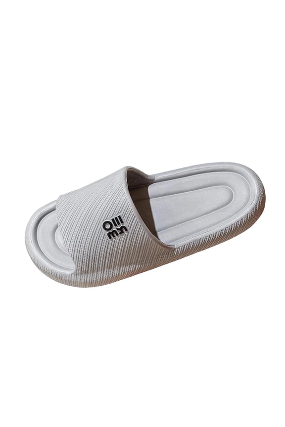 Men's Bathroom Slides with Traction, Shower Slippers Fast Dry for Men, Men's EVA Bathroom Slides for Home and Shower with Odor Control Sole Comfortable Casual Summer Slippers