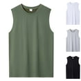 thumbnail image 1 of QNANSPI Men's Mesh Tank Top Breathable Sleeveless Shirt Quick-Dry Athletic Workout Undershirt for Summer Gym Running, 1 of 5