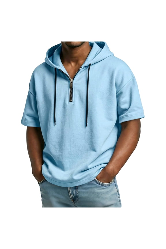 Mens Shirts Casual Stylish, Cool Clothes for Men, Mens Solid Color Short Sleeve Crew Neck Fast-Drying Stretchy Sporty Running Gym Outdoor Fast-Dry Tops