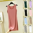 thumbnail image 1 of QNANSPI Nightgowns for Women, Womens Sleep Dress, Women's Sleeveless Round Neck Loose Solid Color Home Wear Long Sleep Dress, 1 of 6
