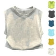 thumbnail image 1 of QNANSPI Tank Top for Boys and Girls,Kids Athletic Tank Tops,Summer Solid Color Sleeveless Sports T-shirt for Boys and Middle-aged Children, 1 of 3