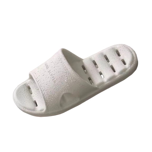 QNANSPI Women's Bathroom Slides with Traction, Shower Slippers Fast Dry for Women, Women's EVA Slides for Bathroom and Home Wear with Fast Dry and Secure Sole Comfortable Indoor Outdoor Slippers