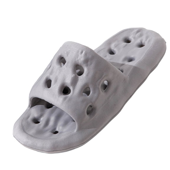 QNANSPI Women's Bathroom Slides with Traction, Shower Slippers Fast Dry for Women, Women's Fast Dry Bathroom Slippers for Hotel and Home Wear with Odor Control Comfortable Slides