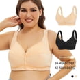 thumbnail image 1 of QNANSPI Women's Plus Size Bras,Jelly Bra,T-Shirt Bra Wireless Seamless Construction Support Push Up Side Smoothing Comfortable Everyday Wear, 1 of 4