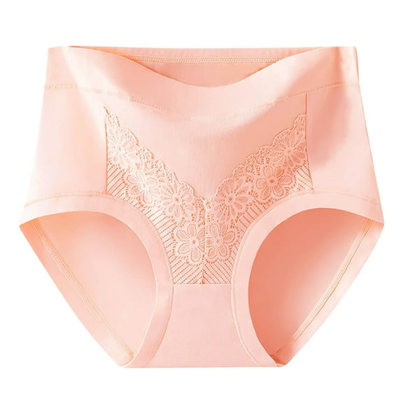QNANSPI Womens Underwear Briefs, Underwear for Women, Womens High Waist Breatheable Lace Briefs Panties for Ladies