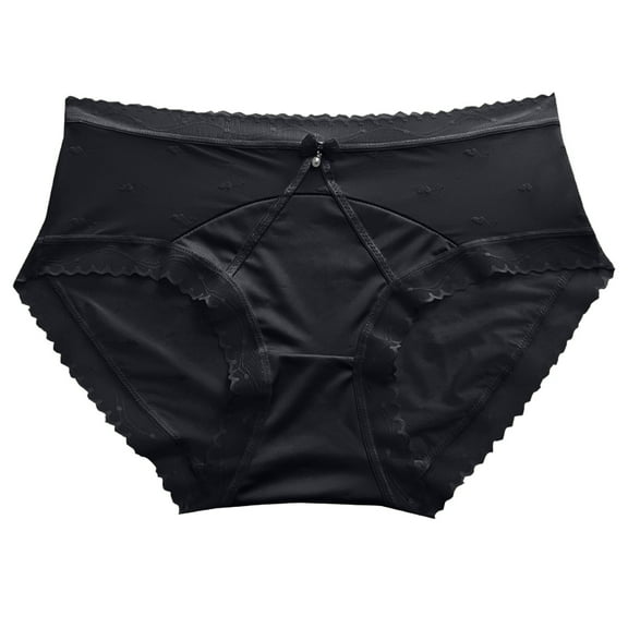 QNANSPI Womens Underwear Briefs, Underwear for Women, Womens Lightweight Sheer Lace Underwear Seamless Gentle Briefs Panties for Ladies