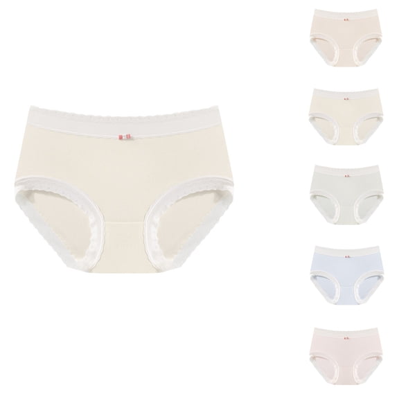 QNANSPI Womens Underwear Briefs, Underwear for Women, Womens Panties Breatheable Gentle Underwear Briefs for Ladies