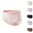 thumbnail image 1 of QNANSPI Womens Underwear Briefs, Underwear for Women, Womens Summer Mid Waist Plus Size Gentle Breathable Extended Briefs Panties, 1 of 4