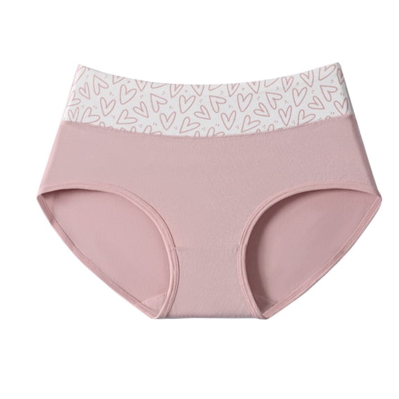 QNANSPI Womens Underwear Briefs, Underwear for Women, Womens Underwear Gentle Briefs with Floral Print Panties for Ladies