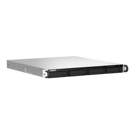QNAP TS-464U - NAS server - 4 bays - rack-mountable - SATA 6Gb/s - RAID 0, 1, 5, 6, 10, JBOD - RAM 8 GB - 2.5 Gigabit Ethernet - iSCSI support - 1U