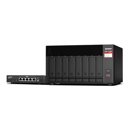 QNAP TS-873A NAS/Network Switch Kit
