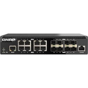 QNAP QSW-M3216R-8S8T-US QNAP HALF-RM SWITCH QSW-M3216R-8S8T MARVELL 98DX3550 8 GBIT 1GB DDR4