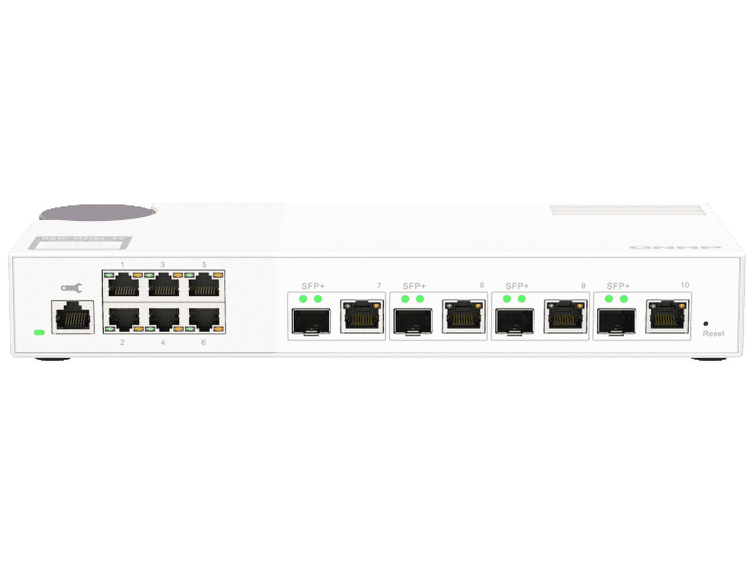 QNAP QSW-M408S 6-port layer 2 managed switch. 6 x 2.5GbE (1G