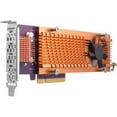 thumbnail image 1 of QNAP Quad M.2 2280 PCIe (Gen2 x4) NVMe SSD Expansion Card, 1 of 2