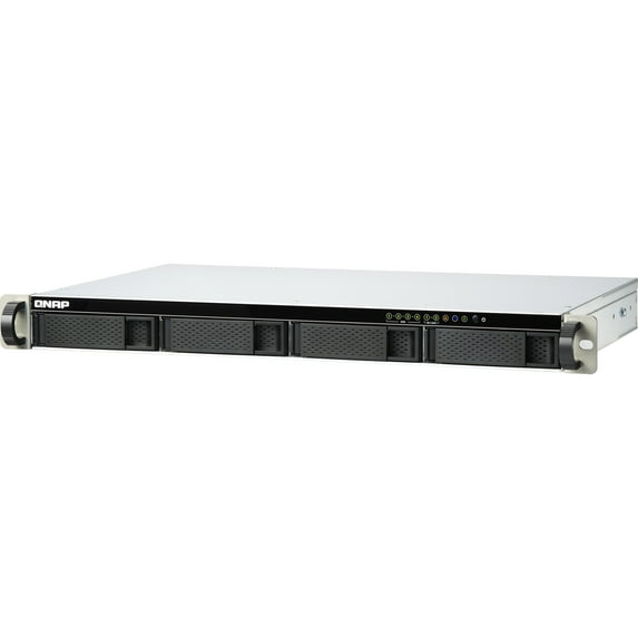 QNAP Short Depth Rackmount 2.5GbE 4-bay NAS with M.2 SATA SSD Slots