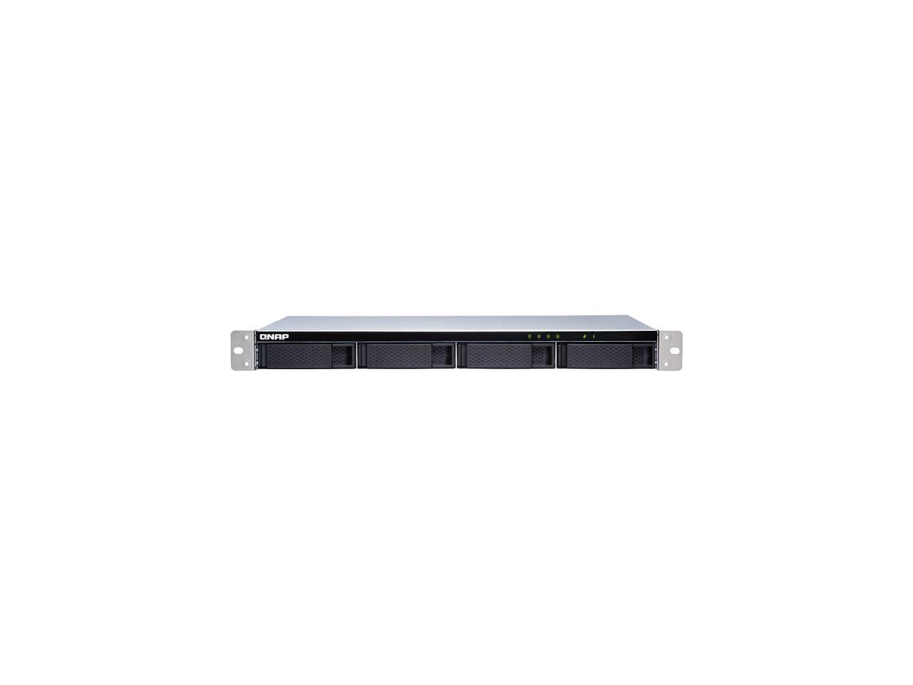 QNAP TL-R400S Drive Enclosure SATA/600 - Mini-SAS Host Interface - 1U Rack-mountable - 4 x HDD Supported - 4 x SSD Supported - 4 x Total Bay - 4 x 2.5"/3.5" Bay
