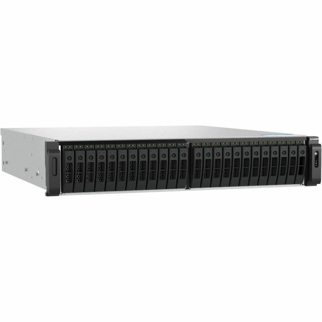 QNAP TS-H3077AFU-R5-32G-US 2U 30-bay 2.5" SATA 6Gbps all-flash NAS, AMD Ryzen 5 7000 series 6C12T, 32GB DDR5 non-ECC RAM