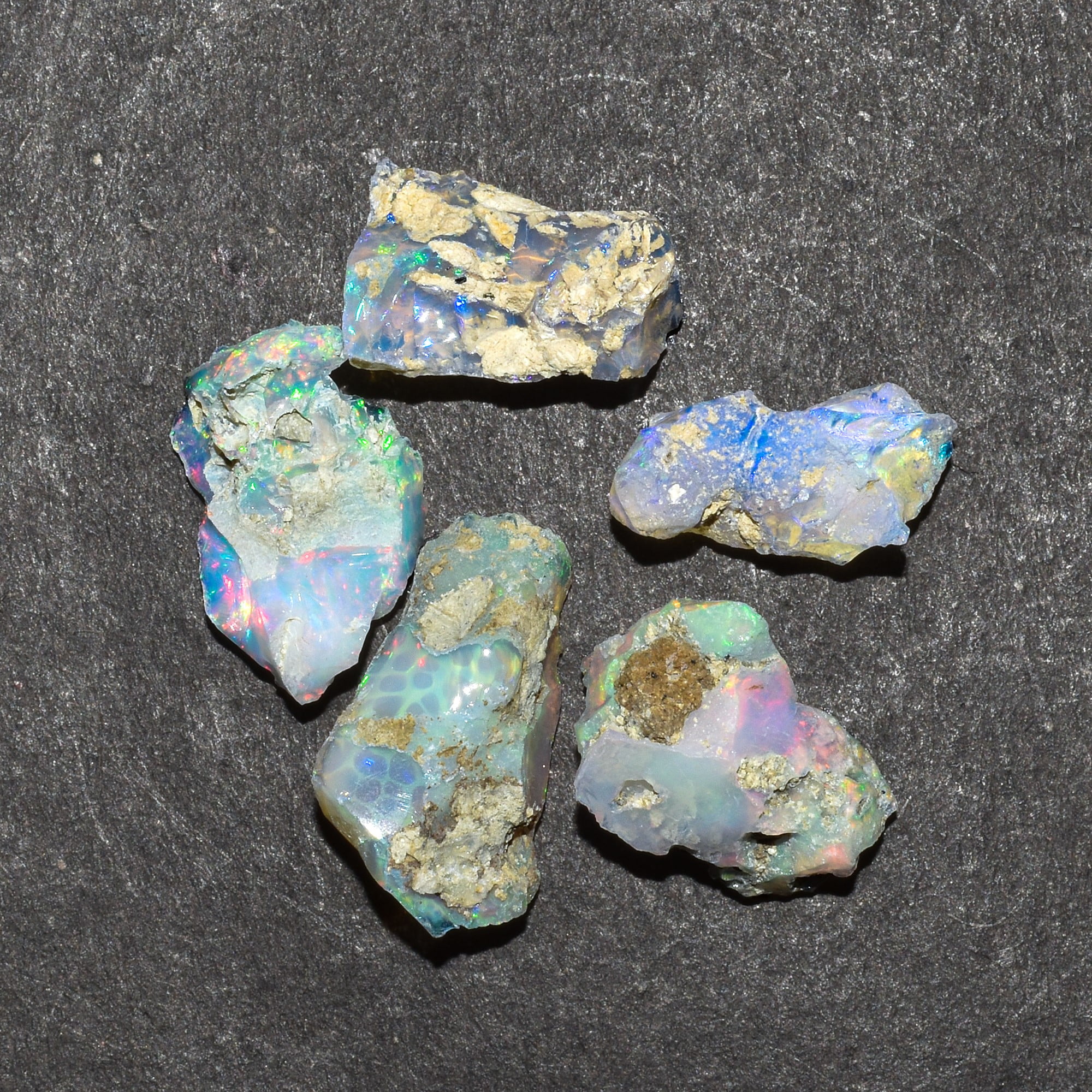 QNAVIC 30+ carats AA+ Natural Raw Ethiopian Fire Opal Rough Gemstone ...