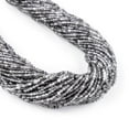 thumbnail image 1 of QNAVIC Natural Black Rutile Gemstone Micro Faceted Rounds Beads Strand Drilled Stone Chakra Healing Crystals DIY Jewelry Making Wholesale Bulk Loose Supply Strand 30cm (1 Strand), 1 of 4
