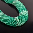 thumbnail image 1 of QNAVIC Natural Shaded Green Onyx Gemstone Micro Faceted Rounds Beads Strand Drilled Stone Chakra Healing Crystals DIY Jewelry Making Wholesale Bulk Loose Supply Strand 30 Centimeter (1 Strand), 1 of 4