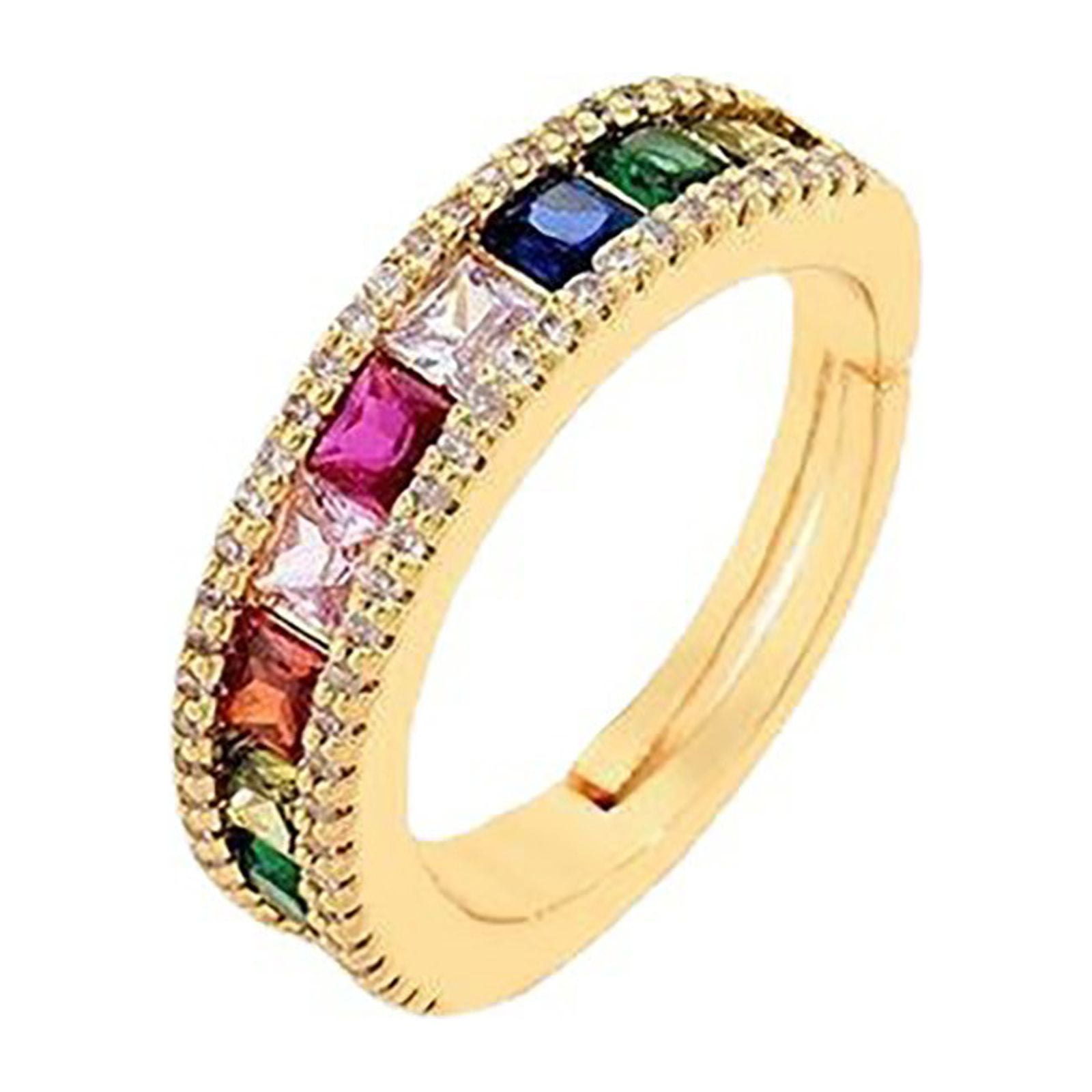 QNFEPKG Open Rings for Teen Girls Skater Boy Rings Fashion Jewelry