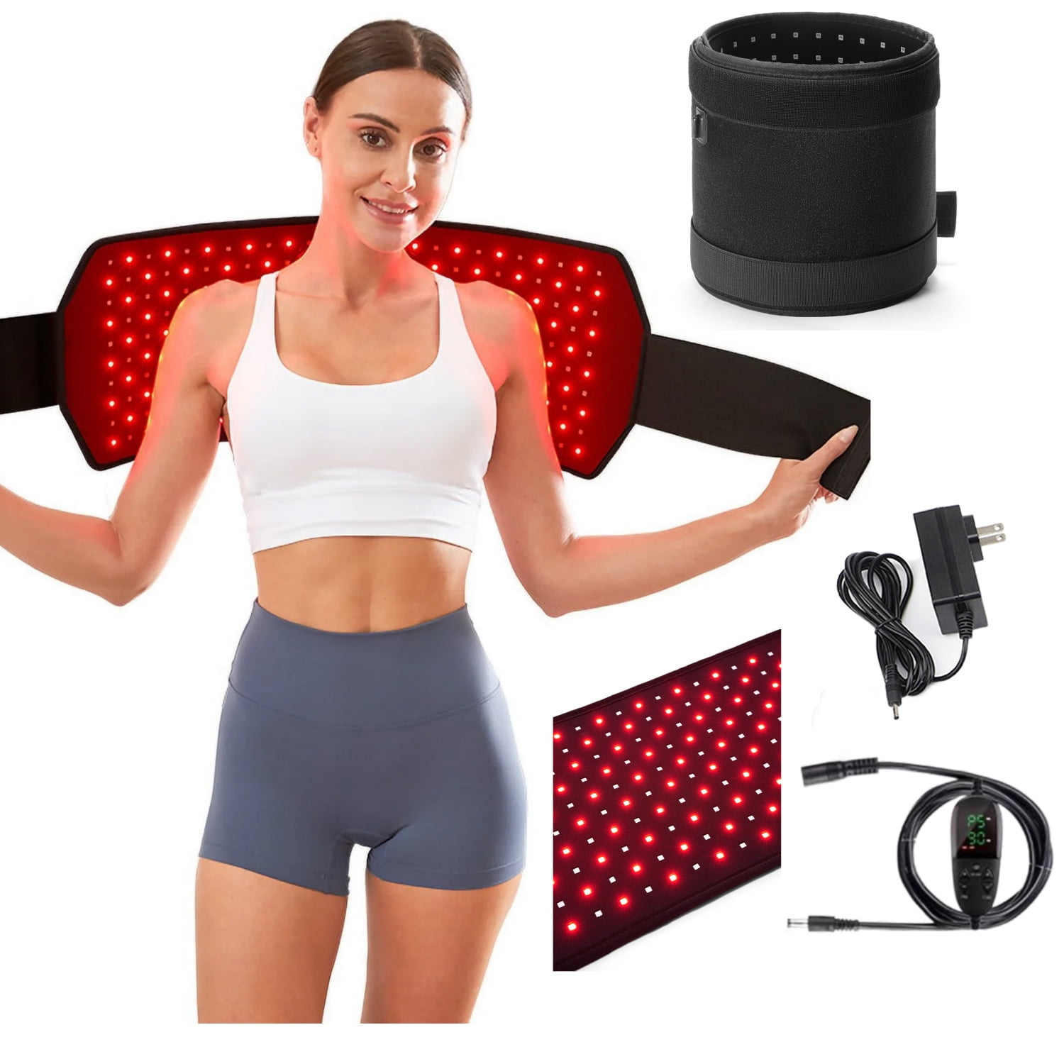 QNL Red Light Therapy Belt ，for Body Lower Back Infrared Light Therapy